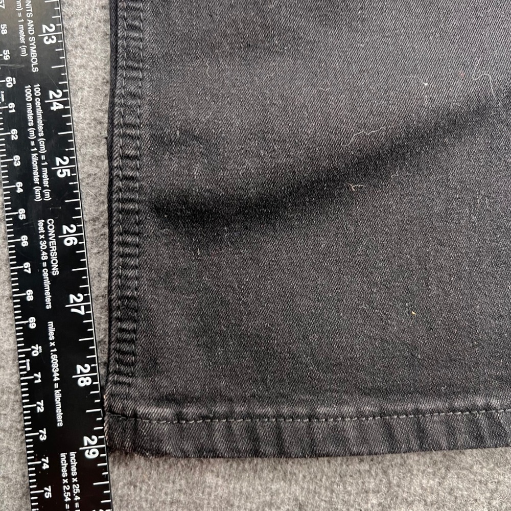 Steve's Jeans Mens Black Distressed Slim Straight Denim Pants 32 Casual urban - Picture 12 of 13